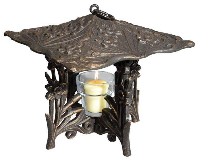 Whitehall Products Daffodil Twilight Lantern - Oil Rubbed Bronze Finish