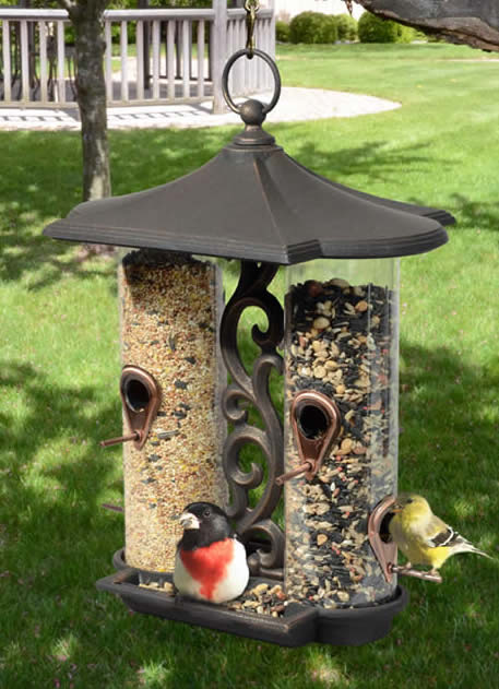 Twin Tube Bird Feeder