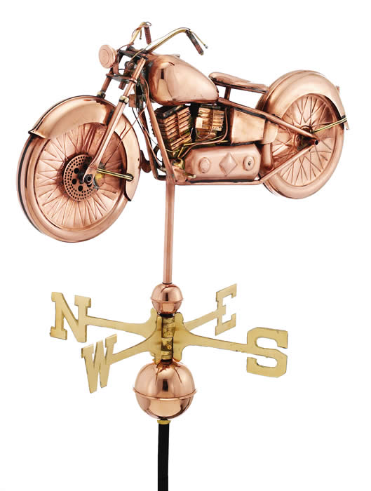 Good Directions Motorcycle Weathervane