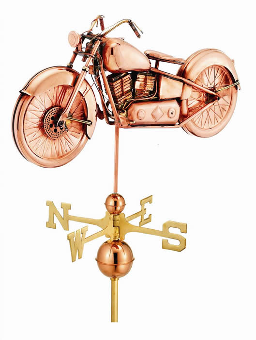 Good Directions Motorcycle Weathervane